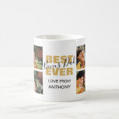 Modern Best Ever Bonus Vater | FotoCollage Kaffeetasse (Mittel)