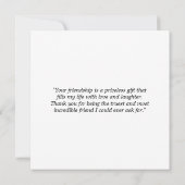 Modern Best Friends 4 Foto Collage Geschenk (Rückseite)