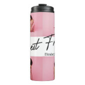 Modern Best Friends 4 Foto Collage Geschenk Thermosbecher (Vorderseite)