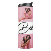 Modern Best Friends 4 Foto Collage Geschenk Thermosbecher (Nach links gedreht)