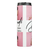 Modern Best Friends 4 Foto Collage Geschenk Thermosbecher (Rückseite)