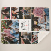 Modern Best Friends BESTE FREUNDIN 8 Collage Foto Sherpadecke (Vorderseite (Horizontal))
