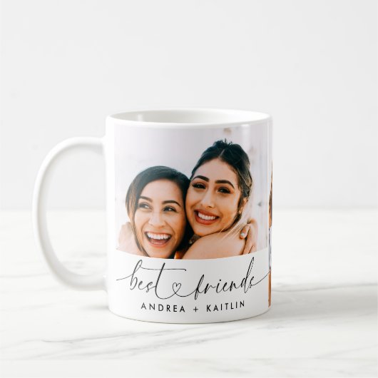 Modern Best Friends BESTE FREUNDIN Herzlich willko Kaffeetasse (Links)