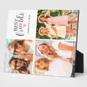 Modern Best Friends Besties Foto Collage Plaque Fotoplatte (Seite)