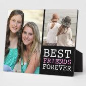 Modern Best Friends Forever 2 Foto Collage Fotoplatte (Seite)