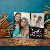 Modern Best Friends Forever 2 Foto Collage Fotoplatte (Seite)