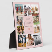 Modern Best Friends Forever Foto Collage Beste Fre Fotoplatte (Seite)