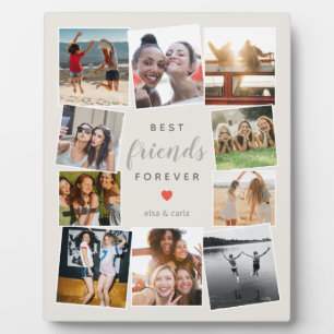 Modern Best Friends Forever Photo Collage Bff Best Fotoplatte