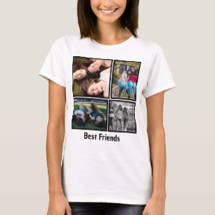 Modern Best Friendship Foto Keepake T-Shirt