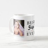 Modern Best Gigi Ever Foto Kaffeetasse (Vorderseite Links)