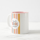 Modern Best Gigi jemals Niedlich Retro Oma Zweifarbige Tasse (Vorderseite Links)