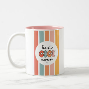 Modern Best Gigi jemals Niedlich Retro Oma Zweifarbige Tasse
