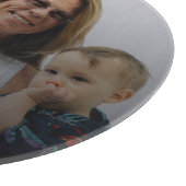 Modern Best Grandma Ever Photo Personalized Schneidebrett (Ecke)