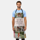 Modern Best Koch and Oma Foto Collage Grid Schürze (Getragen)