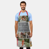 Modern Best Koch Oma Foto Collage Grid Schürze (Getragen)