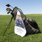 Modern Best Mama Ever Foto Blue Golf Handtuch (Gras)