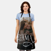 Modern Best Mama Ever Photo Mothers Day Gifts Schürze (Getragen)