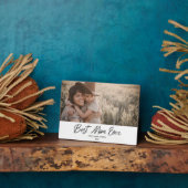 Modern Best Mama Ever Single Foto Plaque Fotoplatte (Seite)