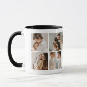 Modern Best Mom Ever Custom Photo Coffee Tasse (Links)