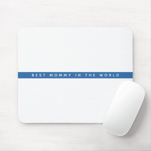 Modern Best Mommy Foto Collage Mousepad (Mit Mouse)
