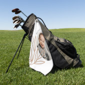 Modern Best Nana Mother's Day Foto Golf Handtuch (Gras)