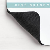 Modern Best Oma Foto Collage Lila Mousepad (Ecke)