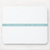 Modern Best Oma Foto Collage Lila Mousepad (Vorne)