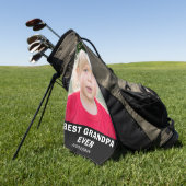 Modern Best Opa-Foto Golfhandtuch (Gras)