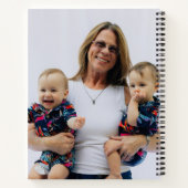 Modern Best Recipes Grandma Photo Grandkids Gifts Notizblock (Rückseite)