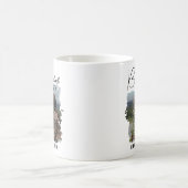 Modern Best Vater Family Foto Vatertag Kaffeetasse (Mittel)