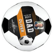 Modern Best Vater Pater Keepake Foto Football Fußball (Gedreht)