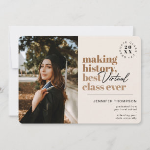 Modern Best Virtual Class Abschluss Covid Ankündigung