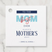 Modern Beste Mutter Aller Zeiten Muttertag Geschenkanhänger (Vorderseite)