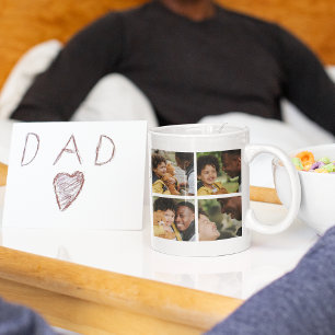 Modern Bester Ever Bonus-Daddy Fotocollage Kaffeetasse
