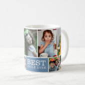 Modern Bester Onkel Aller Zeiten 10 Foto-Collage B Kaffeetasse (VorderseiteRechts)