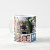Modern Bester Onkel Aller Zeiten 10 Foto-Collage B Kaffeetasse (Vorderseite Links)