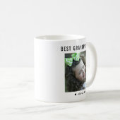 Modern Bester Opa Aller Zeiten 2 Foto Personalized Kaffeetasse (VorderseiteRechts)