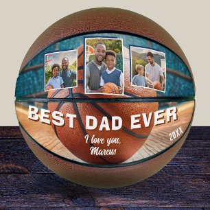 Modern Bester Vater Aller Zeiten 3 Foto-Collage Va Basketball