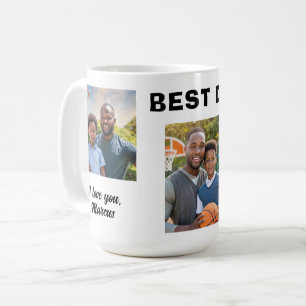 Modern Bester Vater Aller Zeiten 3 Foto Collage Va Kaffeetasse