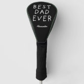 Modern Bester Vater Aller Zeiten Golf Headcover (Vorderseite)