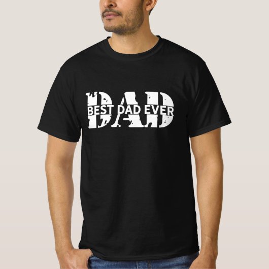 MODERN Bester Vater überhaupt T-Shirt (Vorderseite)