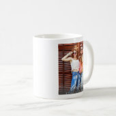 Modern Besties BFF Photo Script Coffee Mug Kaffeetasse (VorderseiteRechts)