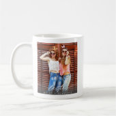 Modern Besties BFF Photo Script Coffee Mug  Kaffeetasse (Links)