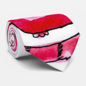 Modern Big Fat Cat Artisan Satin Krawatte (Gerollt)