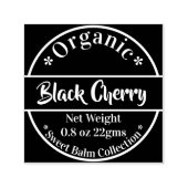 Modern Bio Beauty-Produkt-Label Permastempel (Design)