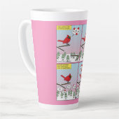 Modern Bird Mating Calls Comic Milchtasse (Linke Ecke)