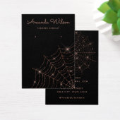 Modern Black and Rose Gold Ohrring Display Card (Schreibtisch)