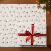 Modern Black and white doodle style art Geschenkpapier Set