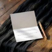 Modern Black and White Folded Graduation Dankeskarte