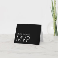 Modern Black and White Football MVP Vielen Dank